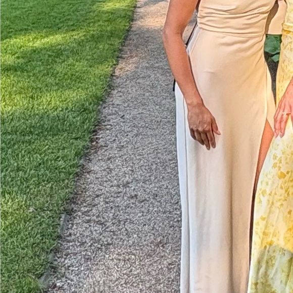 BHLDN One-Shoulder bridesmaid dress - Picture 3 of 3